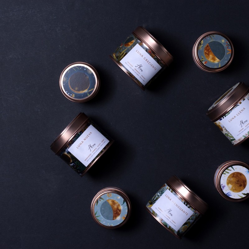 Pack Lunar Cuatro Velas Alme Organic Pack Lunar Cuatro Velas Alme Organic