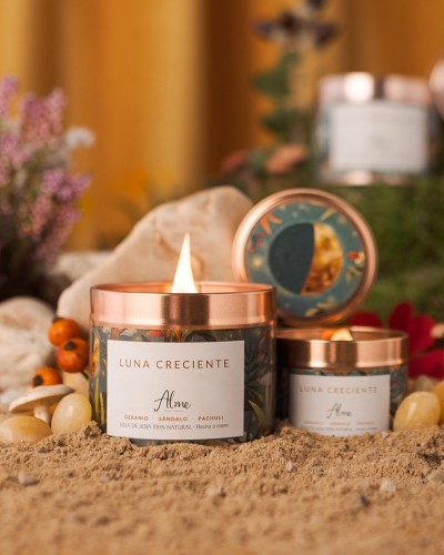 Vela de Soja Luna Creciente Alme Organic Vela de Soja Luna Creciente Alme Organic