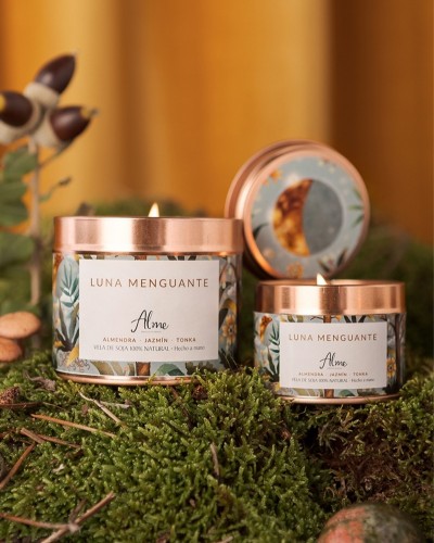 Vela de Soja Luna Menguante Alme Organic Vela de Soja Luna Menguante Alme Organic
