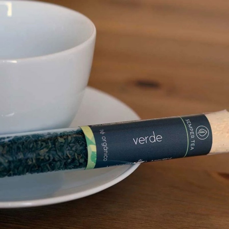 Infusión Tubo Te Verde Semper Tea Infusión Tubo Te Verde Semper Tea