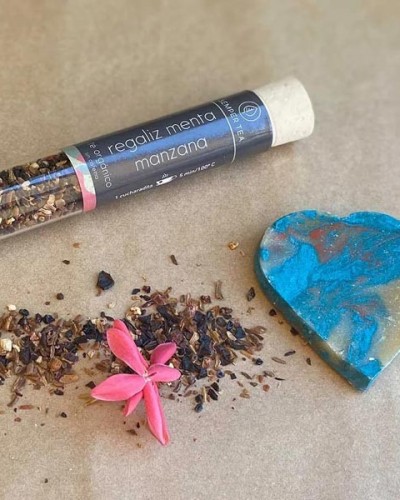 Infusion Tubo Regaliz Menta Manzana Semper Tea Infusion Tubo Regaliz Menta Manzana Semper Tea