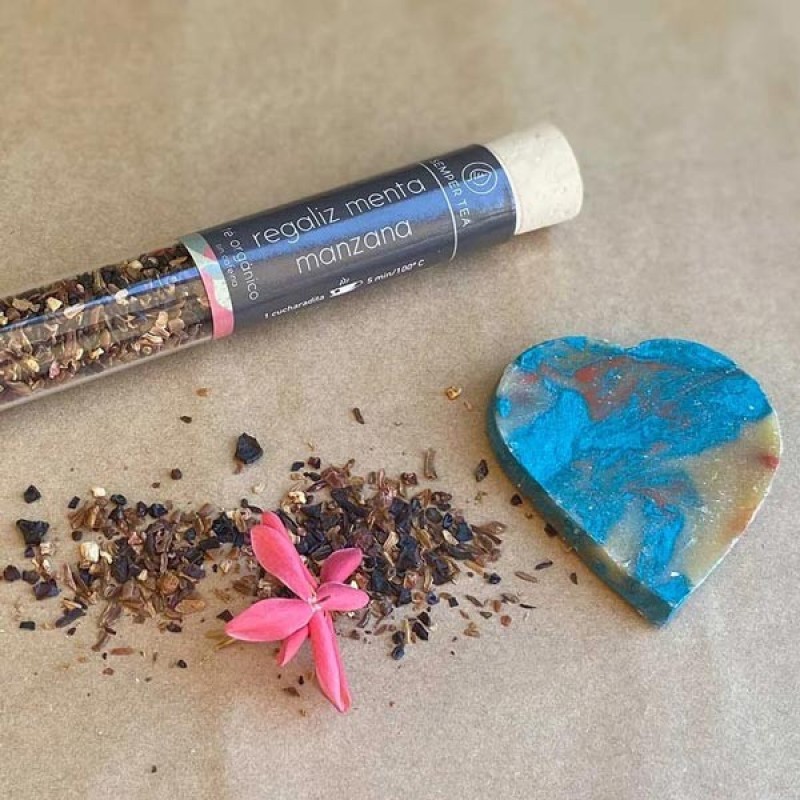 Infusion Tubo Regaliz Menta Manzana Semper Tea Infusion Tubo Regaliz Menta Manzana Semper Tea