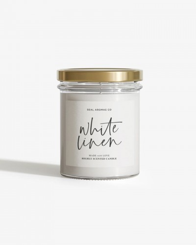 White Linen Seal Aromas Candle White Linen Seal Aromas Candle