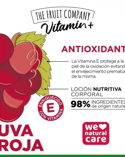 Locion Nutritiva Uva Roja The Fruit Company Locion Nutritiva Uva Roja The Fruit Company