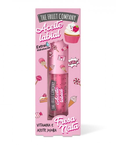 The Fruit Company Strawberry Cream Lip Oil The Fruit Company Strawberry Cream Lip Oil