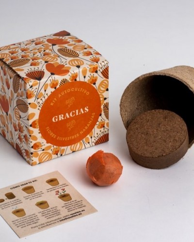 Kit Autocultivo Flores Gracias Resetea Kit Autocultivo Flores Gracias Resetea