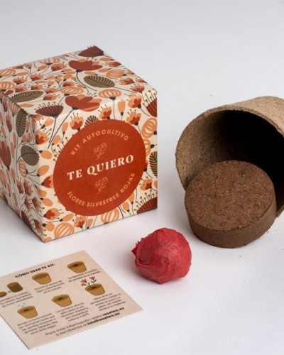 Kit Autocultivo Flores Te Quiero Resetea Kit Autocultivo Flores Te Quiero Resetea