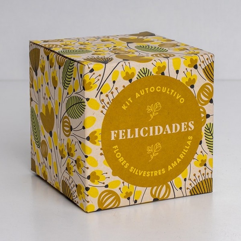 Kit Autocultivo Flores Felicidades Kit Autocultivo Flores Felicidades