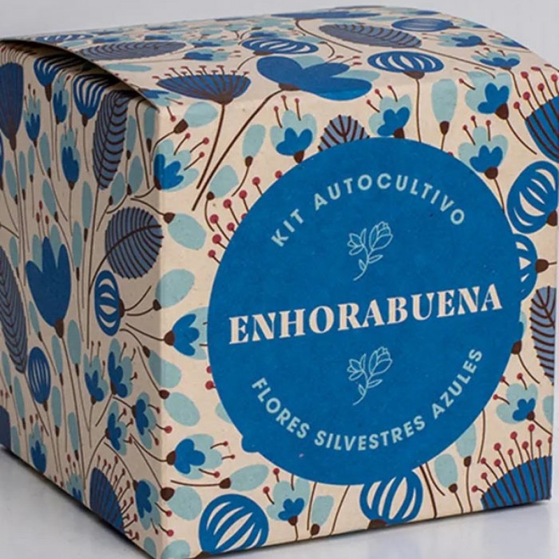 Kit Autocultivo Flores Enhorabuena Resetea Kit Autocultivo Flores Enhorabuena Resetea