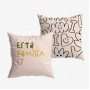 Funda Cojin Familia con Rotuladores UO