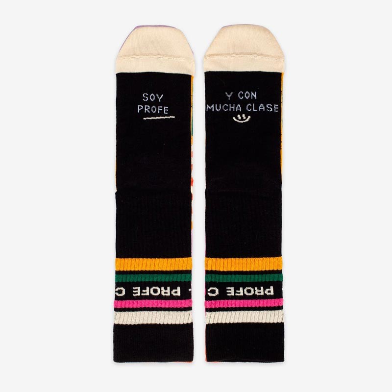 Calcetines Soy Profe y con mucha Clase UO Calcetines Soy Profe y con mucha Clase UO