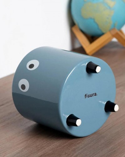 Macetero Ojos Azul Fisura Macetero Ojos Azul Fisura