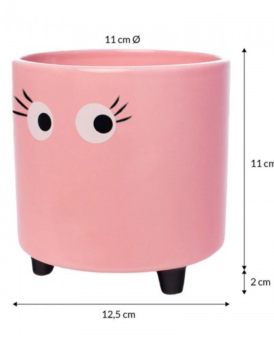 Macetero Ojos Rosa Fisura Macetero Ojos Rosa Fisura
