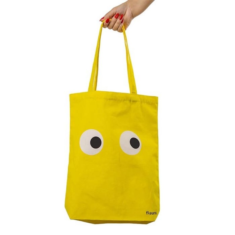 Tote Bag Ojos Amarillo Fisura