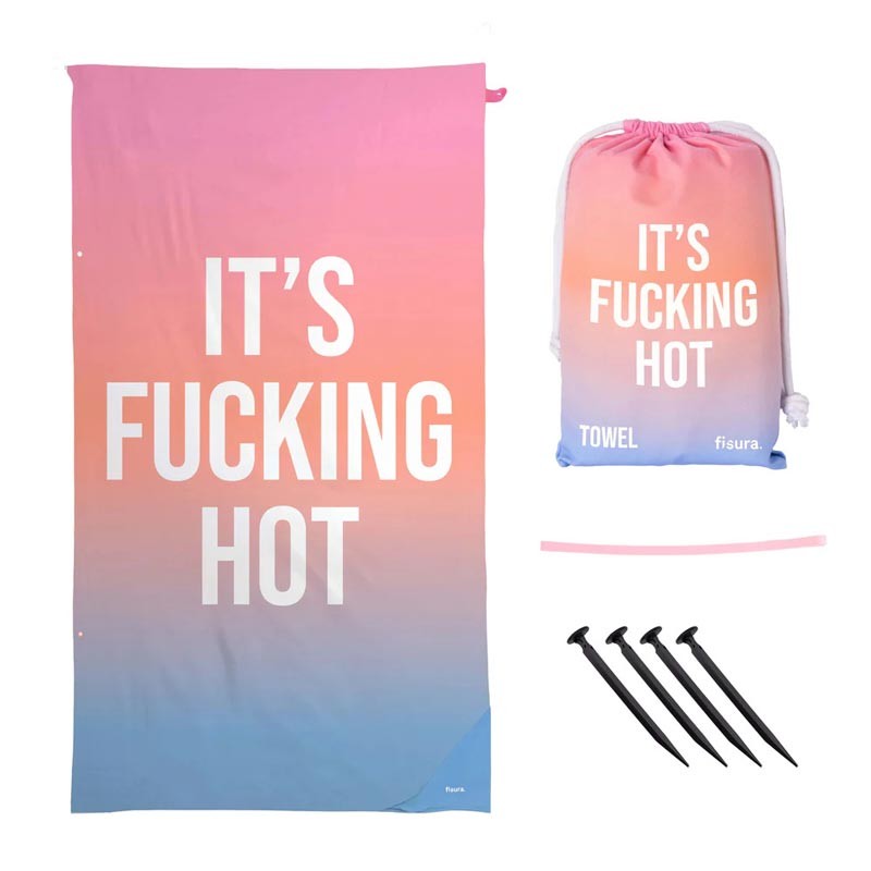 Toalla Playa Its Fucking Hot Fisura Toalla Playa Its Fucking Hot Fisura