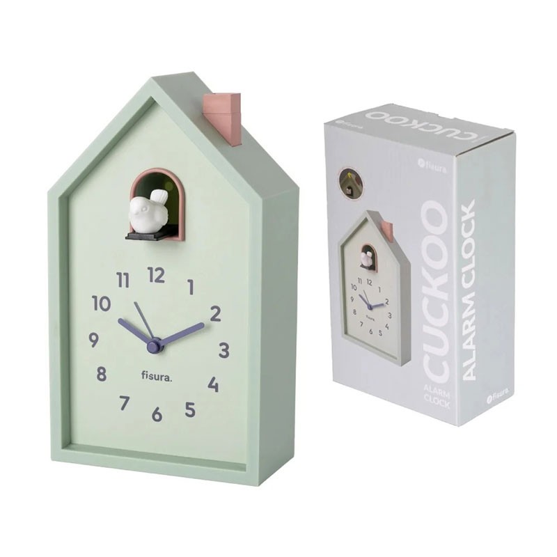 Reloj Despertador Cuco Menta Fisura