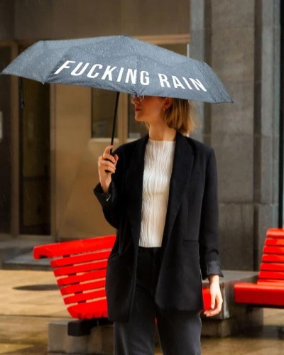 Paraguas Plegable Fucking Rain N Fisura Paraguas Plegable Fucking Rain N Fisura