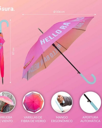 Paraguas Rain Welcome Back Fisura Paraguas Rain Welcome Back Fisura