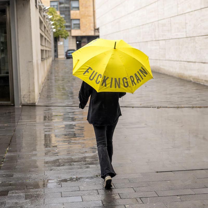 Paraguas Amarillo Fucking Rain Fisura