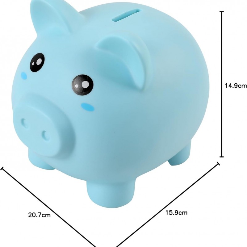 Blue Piggy Bank I Total Blue Piggy Bank I Total