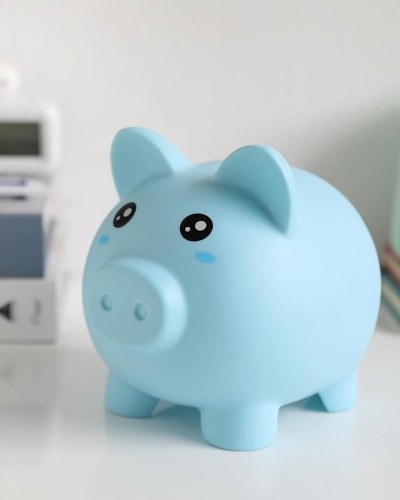 Hucha Cerdito Azul I Total