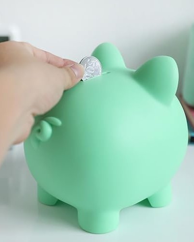 Hucha Cerdito Verde I Total Hucha Cerdito Verde I Total