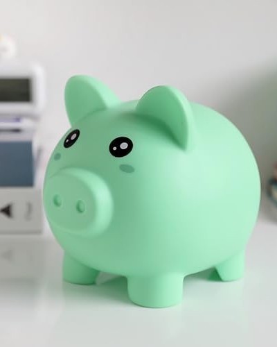 Hucha Cerdito Verde I Total