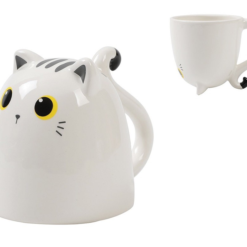 Taza Up Down Gato Blanco I Total