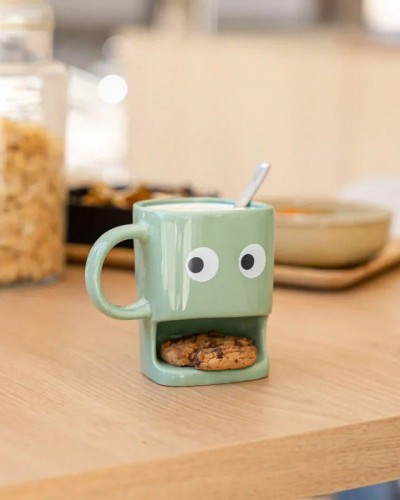 Taza Ojos Verde Fisura Taza Ojos Verde Fisura