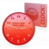 Reloj Pared Better Late Than Ugly Fisura Reloj Pared Better Late Than Ugly Fisura