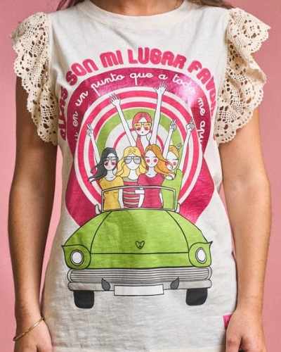 Camiseta Amigas Anabel Lee