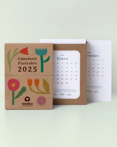 Calendario Plantable 2026 Resetea