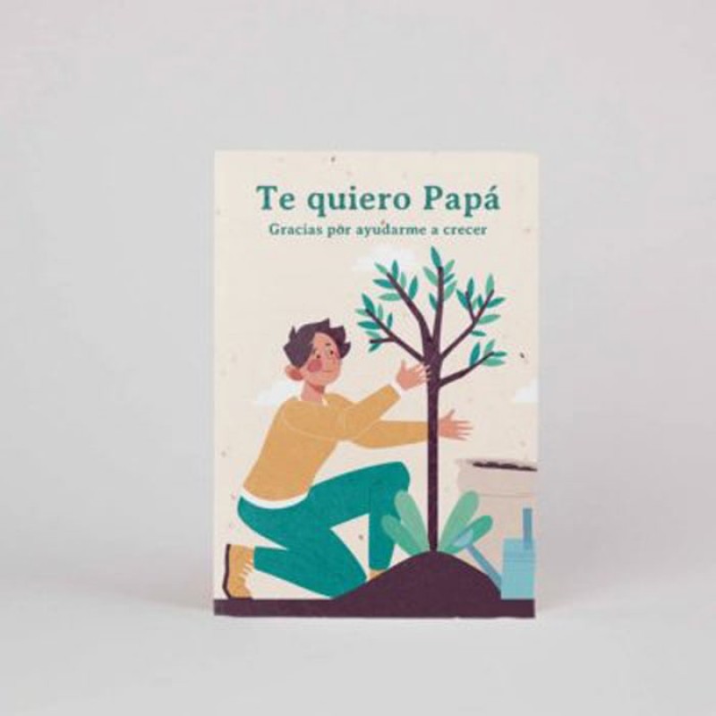 Postal Plantable Te Quiero Papa Resetea Postal Plantable Te Quiero Papa Resetea