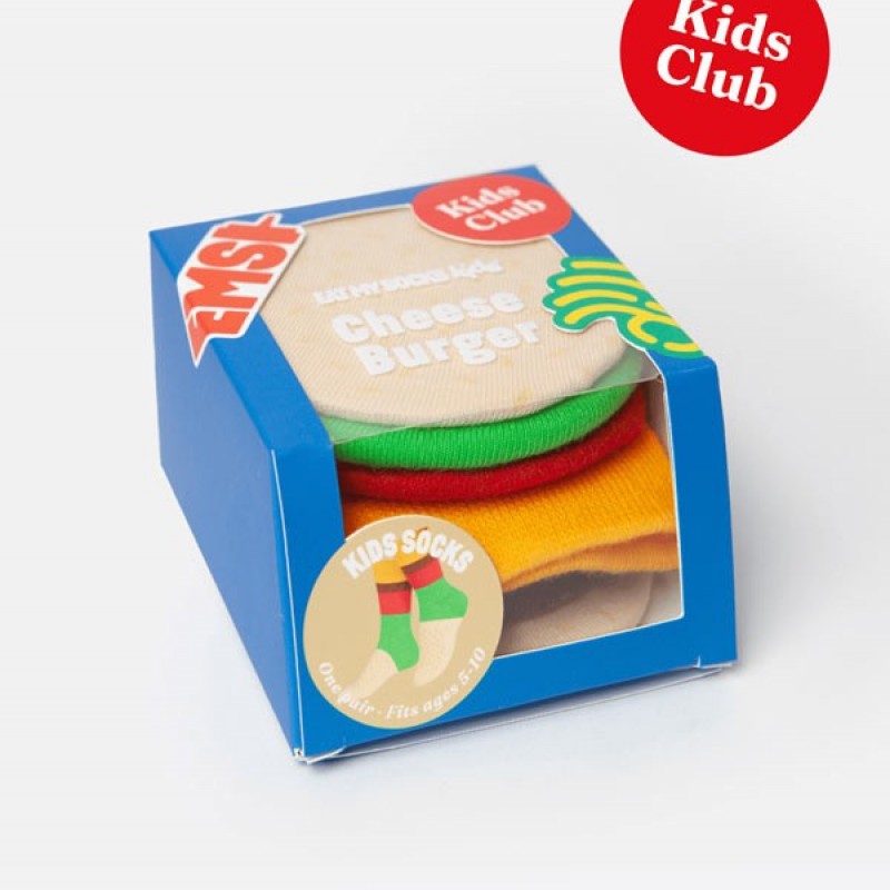 Calcetines Kids Cheese Burger Eat My Socks Calcetines Kids Cheese Burger Eat My Socks