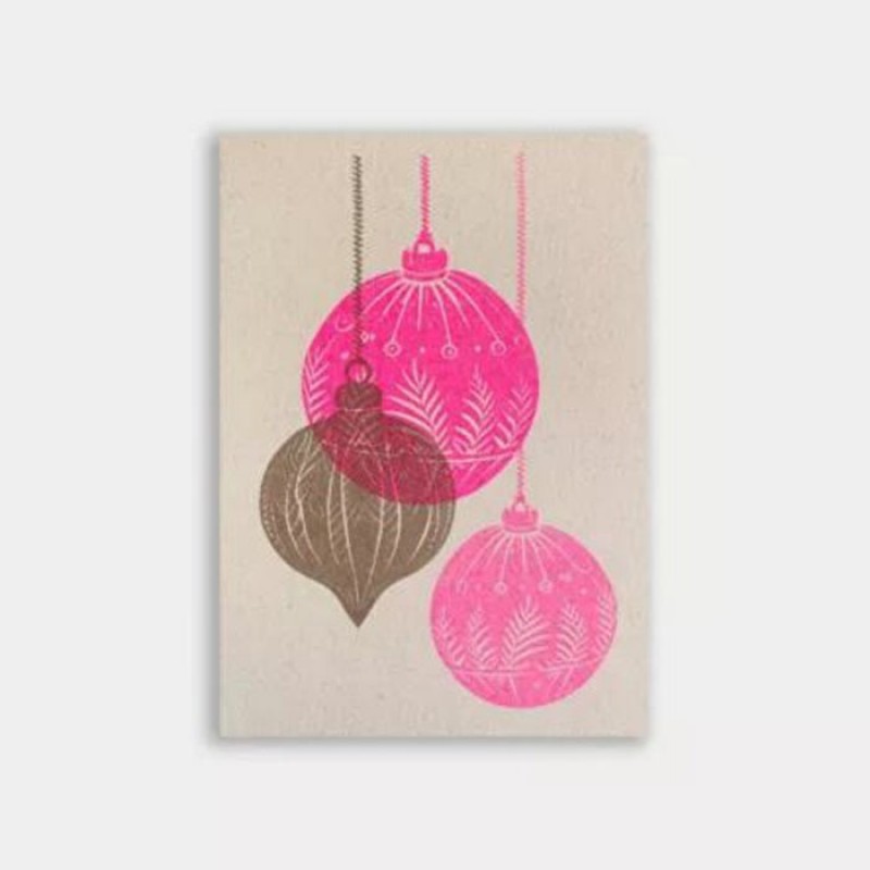 Postal Bolas de Navidad Togethery