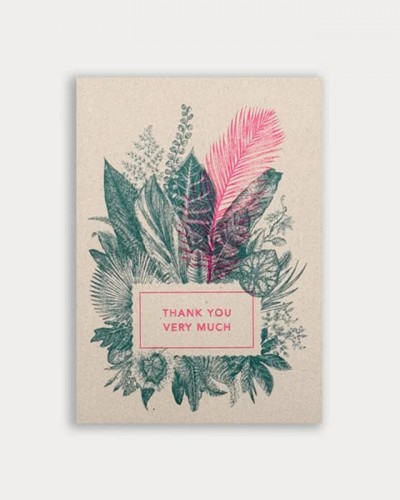 Postal Pink Thank You Very Much Togethery Postal Pink Thank You Very Much Togethery