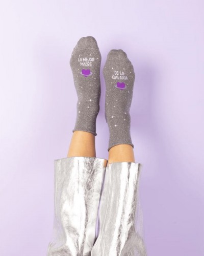 Calcetines La mejor madre de la Galaxia UO