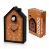 Reloj Despertador Cuco Madera Fisura