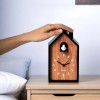 Reloj Despertador Cuco Madera Fisura