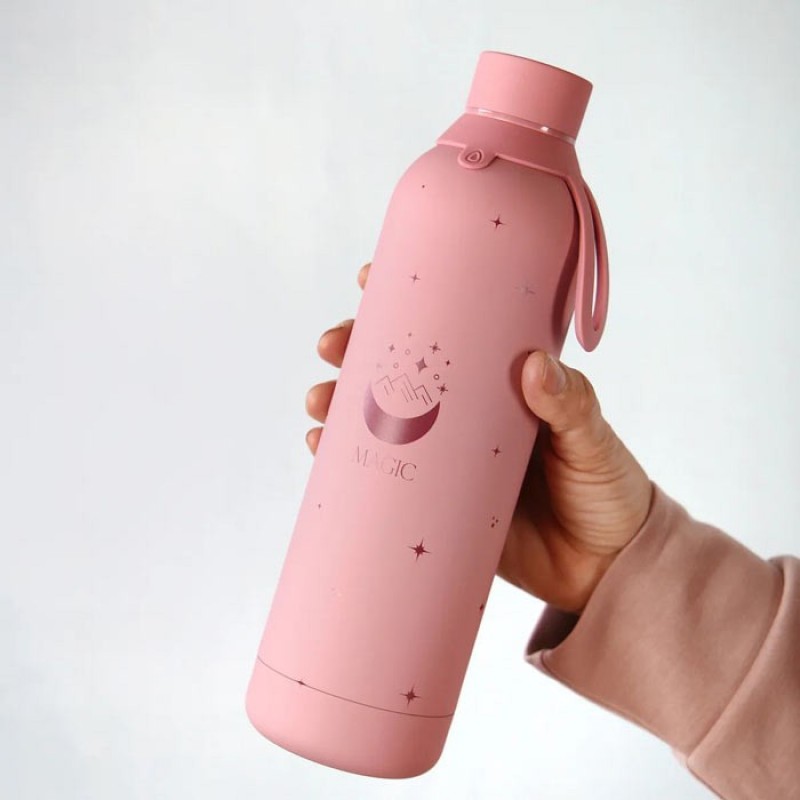 Botella Termica Acero Boho Rosa 750ml Love Story