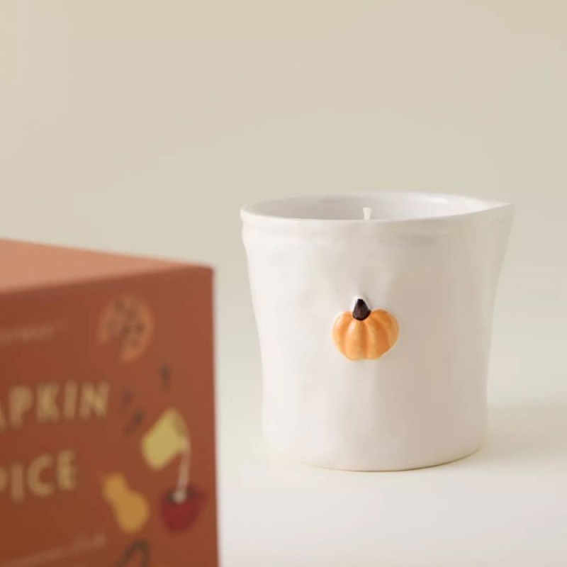Vela Bistro Ceramic Pumpkin Spice Paddywax Vela Bistro Ceramic Pumpkin Spice Paddywax