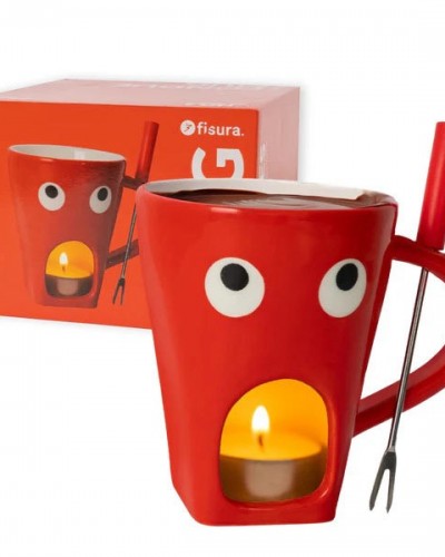 Taza Fondue Ojos Fisura