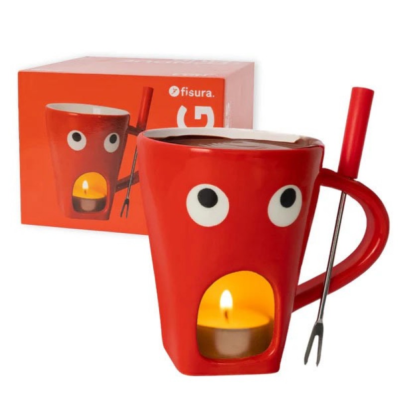 Taza Fondue Ojos Fisura Taza Fondue Ojos Fisura