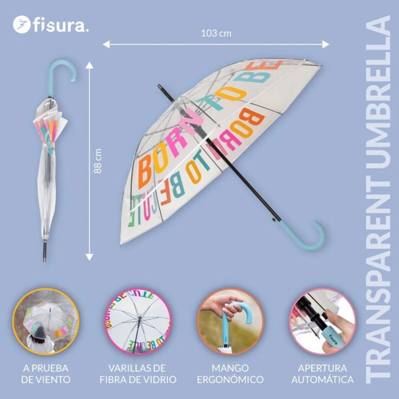 Paraguas Born To Be Cute Fisura