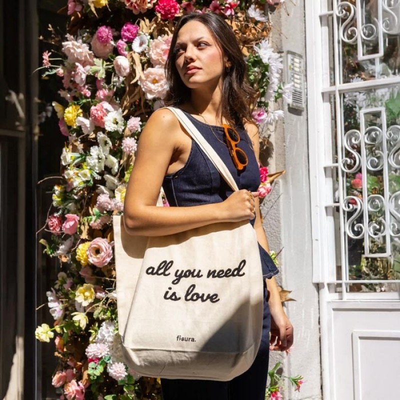 Tote Bag All you Need is Love Fisura Tote Bag All you Need is Love Fisura
