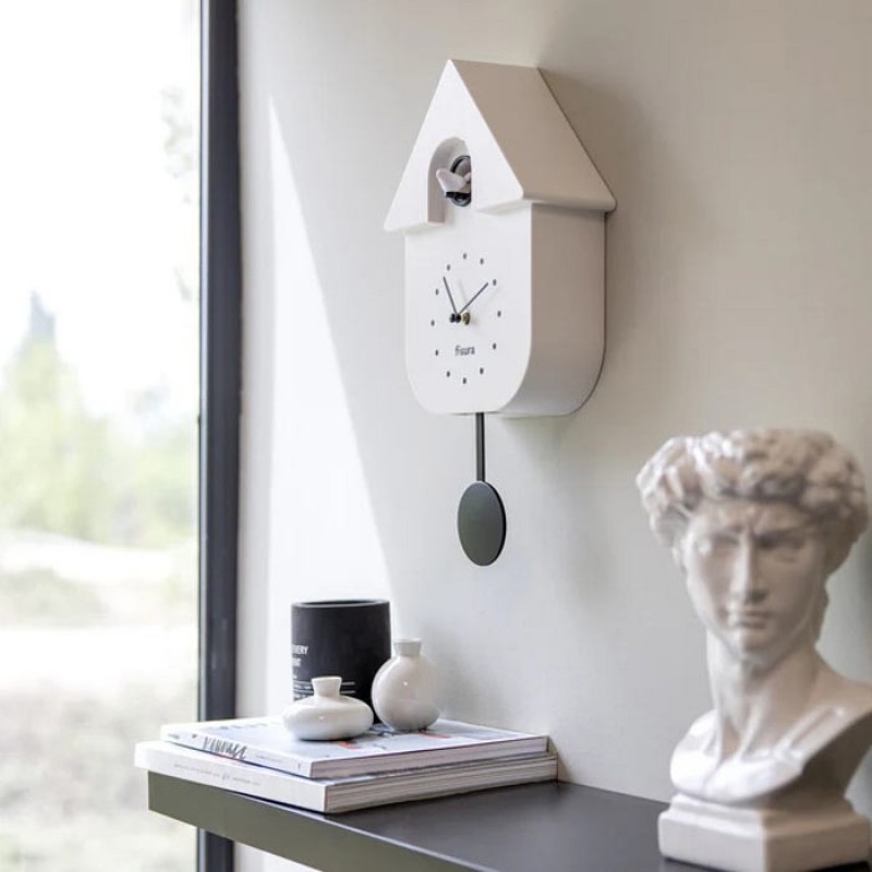 Reloj Cuco Casita Blanco Fisura Reloj Cuco Casita Blanco Fisura