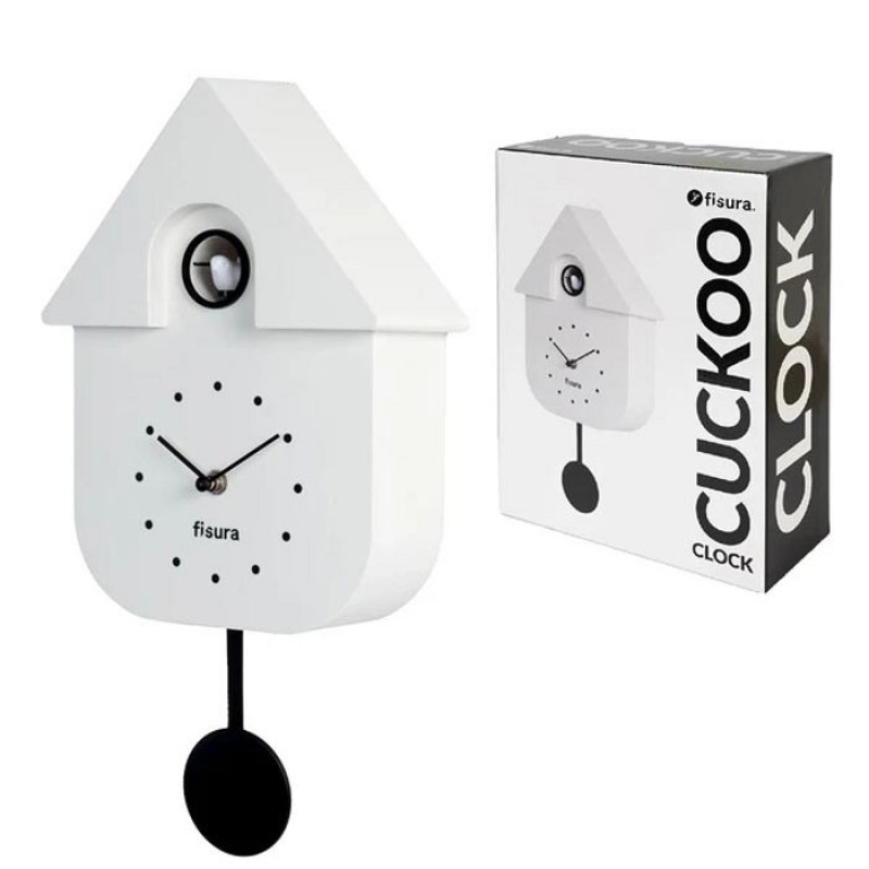 Reloj Cuco Casita Blanco Fisura Reloj Cuco Casita Blanco Fisura