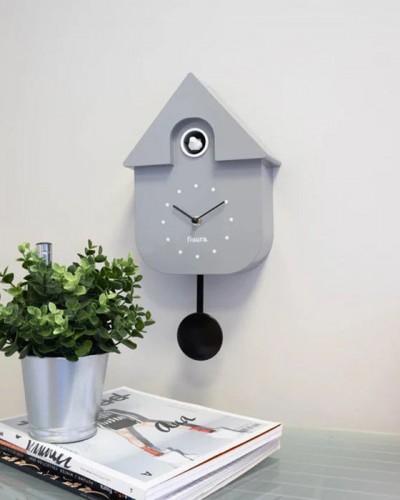 Reloj Cuco Casita Gris Fisura Reloj Cuco Casita Gris Fisura