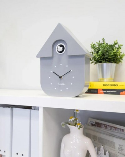 Reloj Cuco Casita Gris Fisura Reloj Cuco Casita Gris Fisura