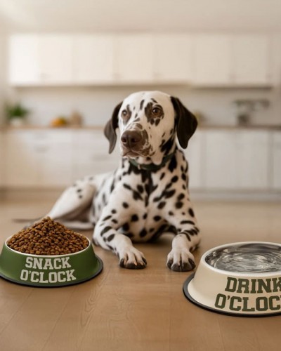 Comedero Bebedero Mascotas Drink Snack O clock Fisura